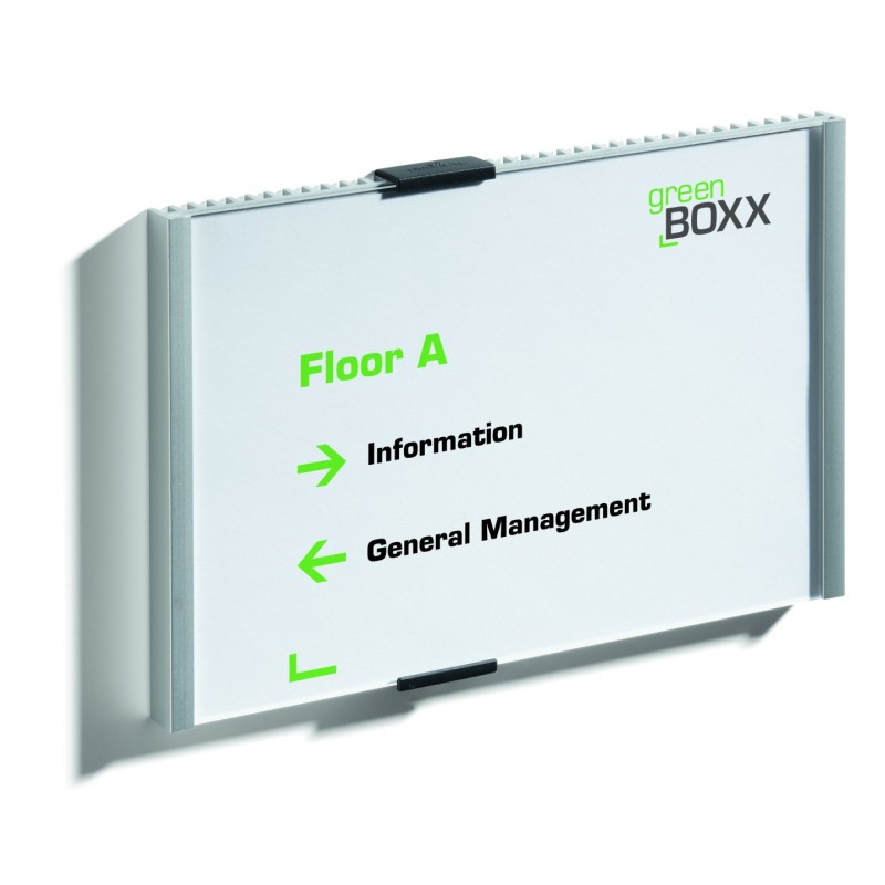 Plaque de porte alu à personnaliser dim: H 148,5 x L 210 mm