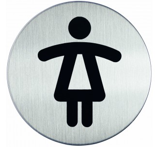 Plaque de porte toilettes femmes