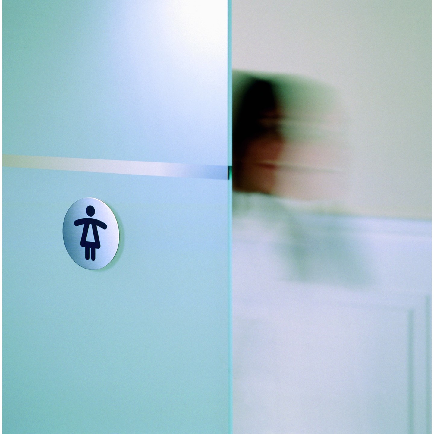 Plaque de porte toilettes femmes