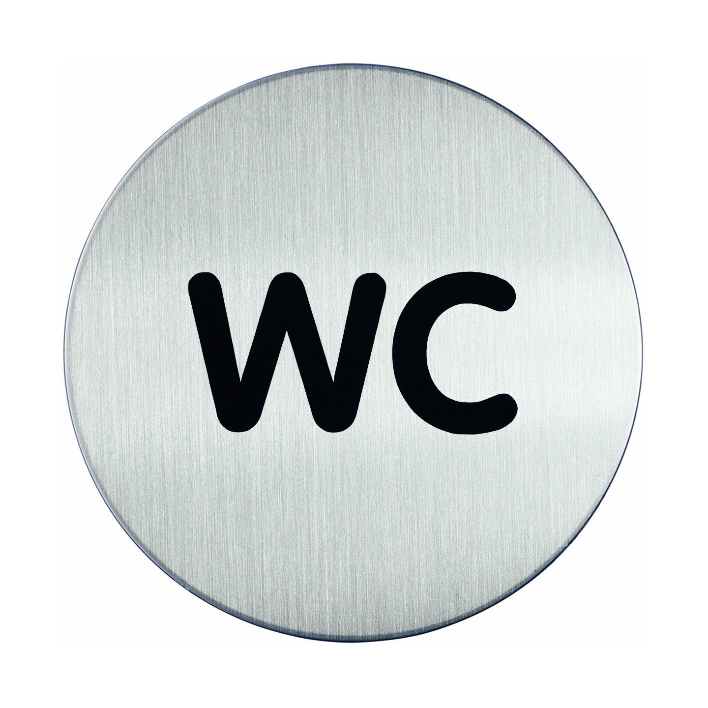 Plaque de porte WC