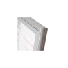 Vitrine grand format alu anodisé, vitre plexi, 12 A4