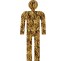 Silhouette à effet texture Corde Homme