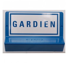 Support de signalisation symbole & braille Gardien