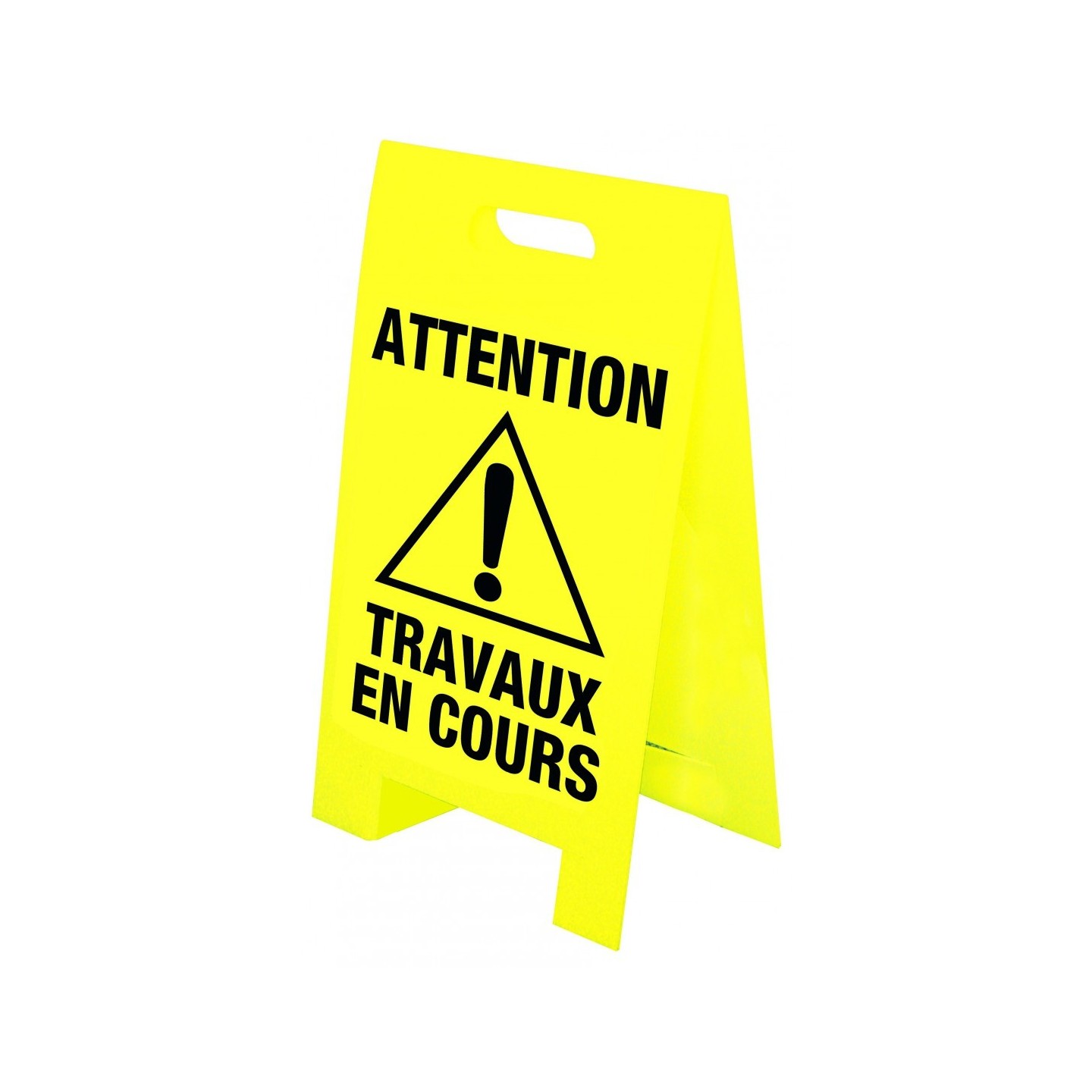 Lot de 3 chevalets ultra économique Attention travaux en cours