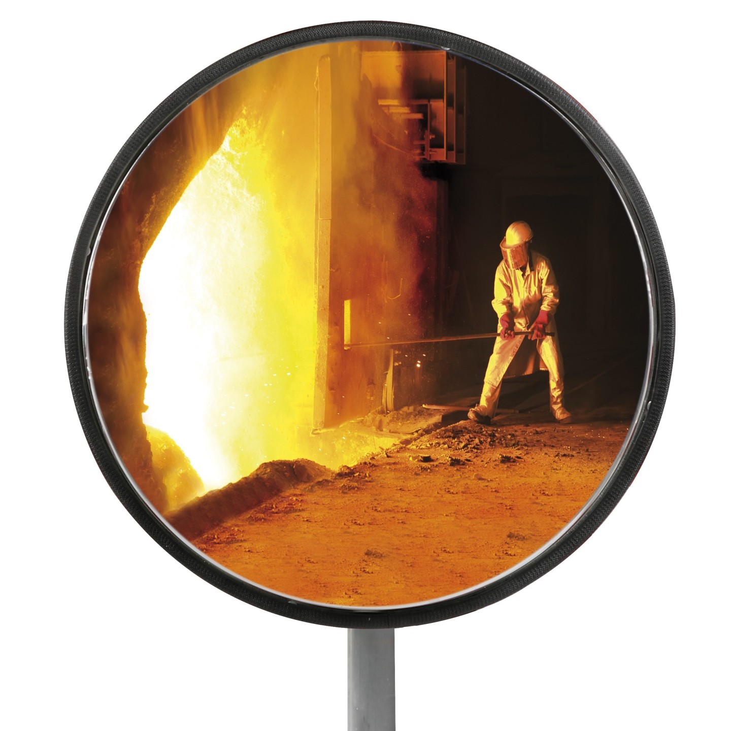 Miroir multi-usages en inox poli " Gamme classique" Garantie 10 ans