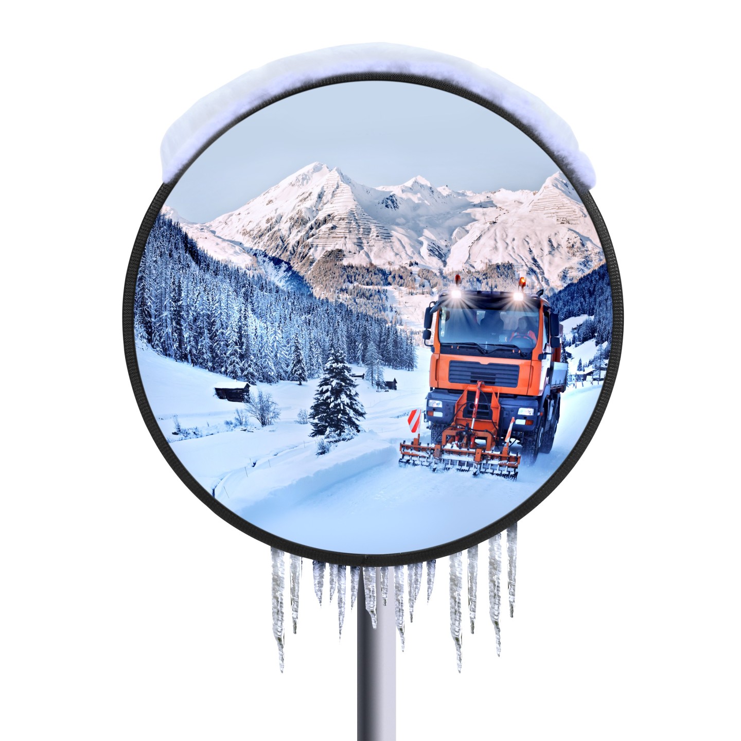 Miroir multi-usages en inox poli, antigivre " Gamme classique" Garantie 10 ans