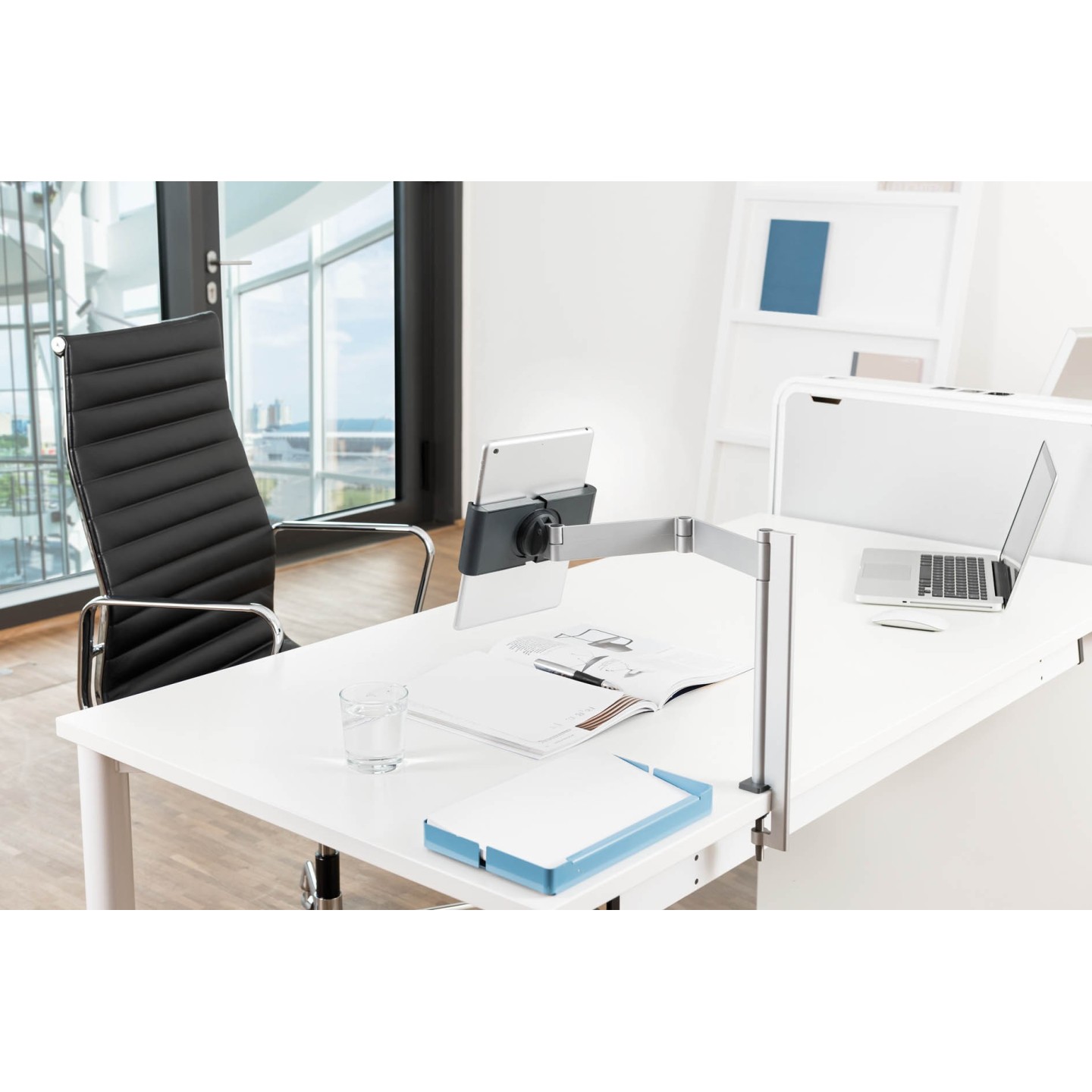 Support tablette de table avec bras articulé