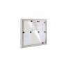 Vitrine extérieure, vitrage plexi, alu anodisé argent, 6 A4