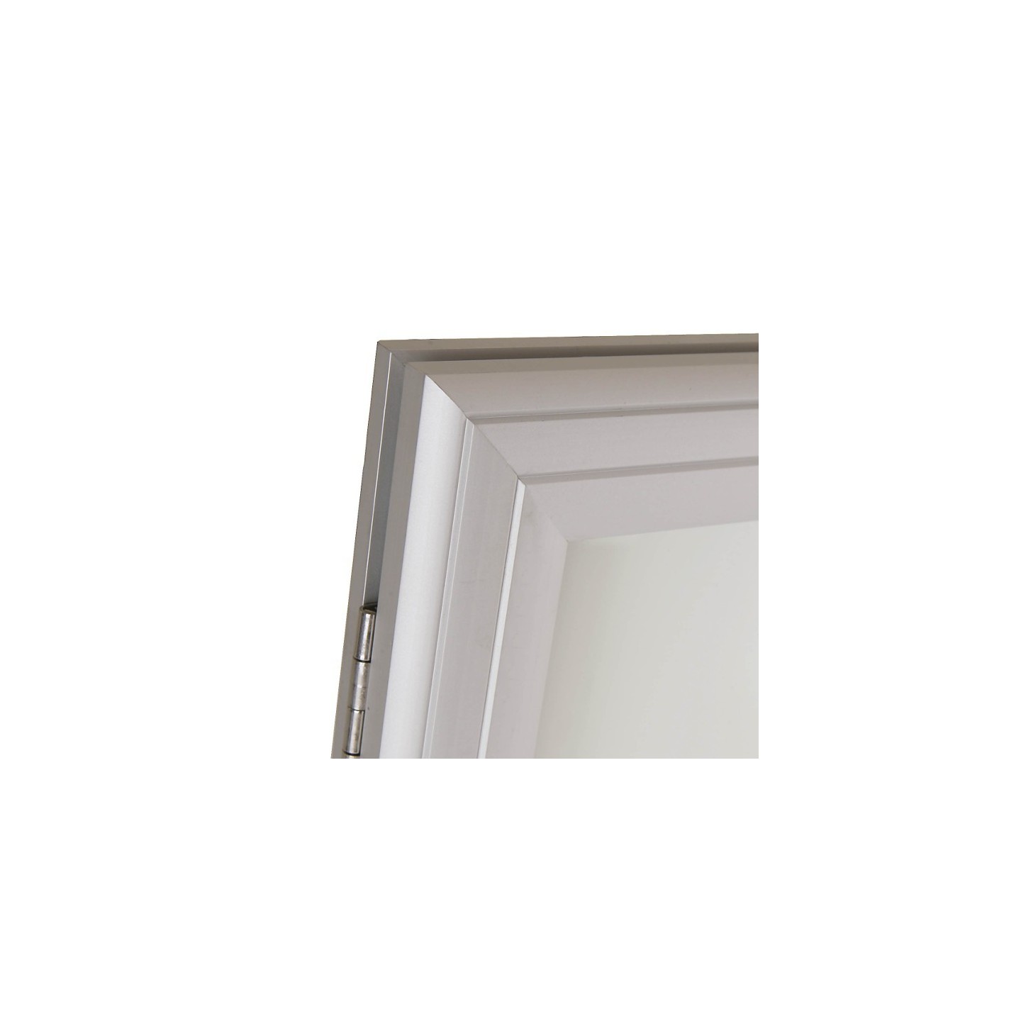 Vitrine spéciale extérieure en alu, vitrage plexi, 9 A4