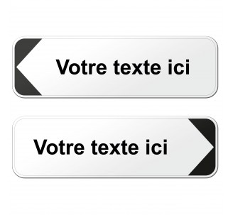 Panneau directionnel type D29 - 1 ligne de texte