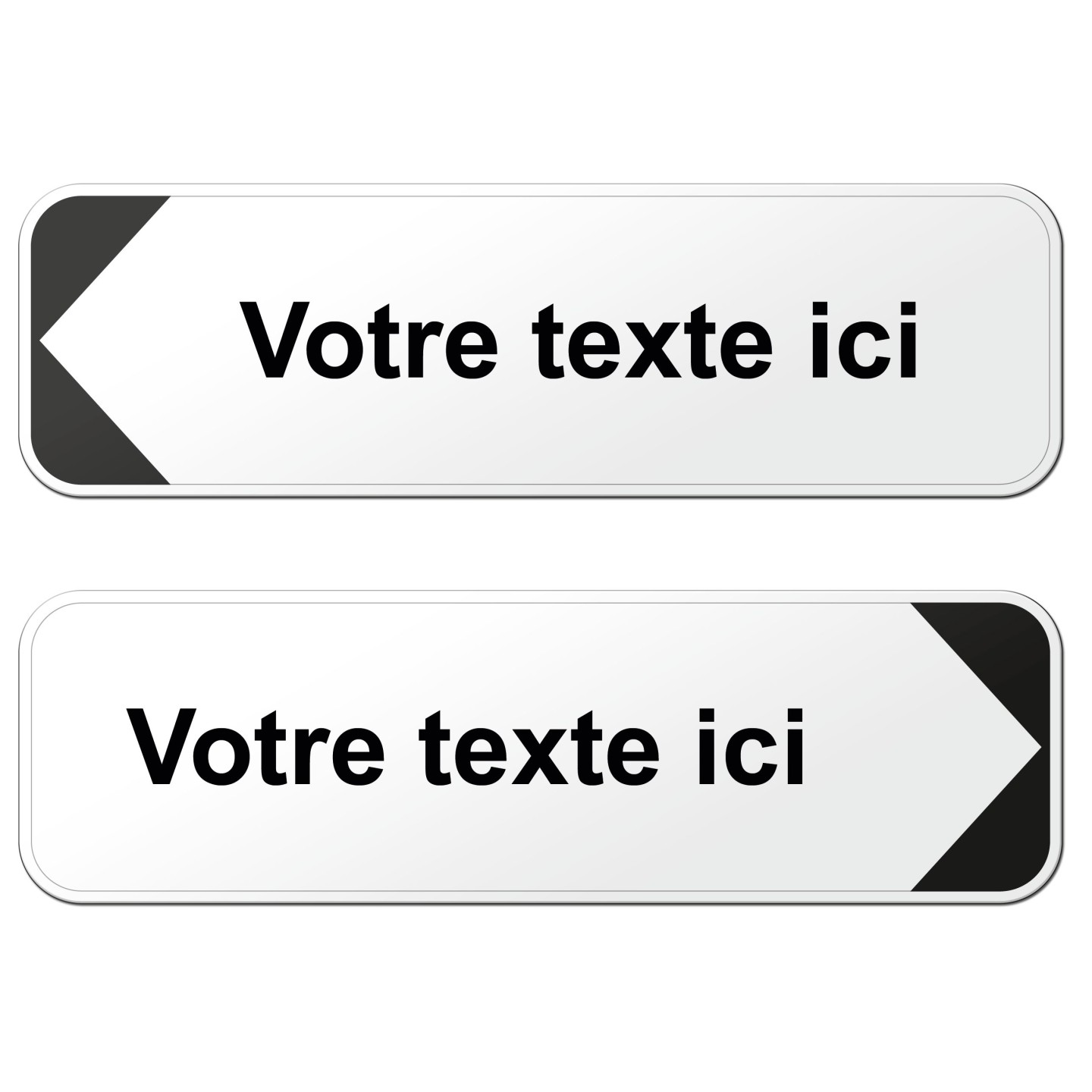 Panneau directionnel type D29 - 1 ligne de texte