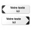 Panneau directionnel type D29 - 2 lignes de texte