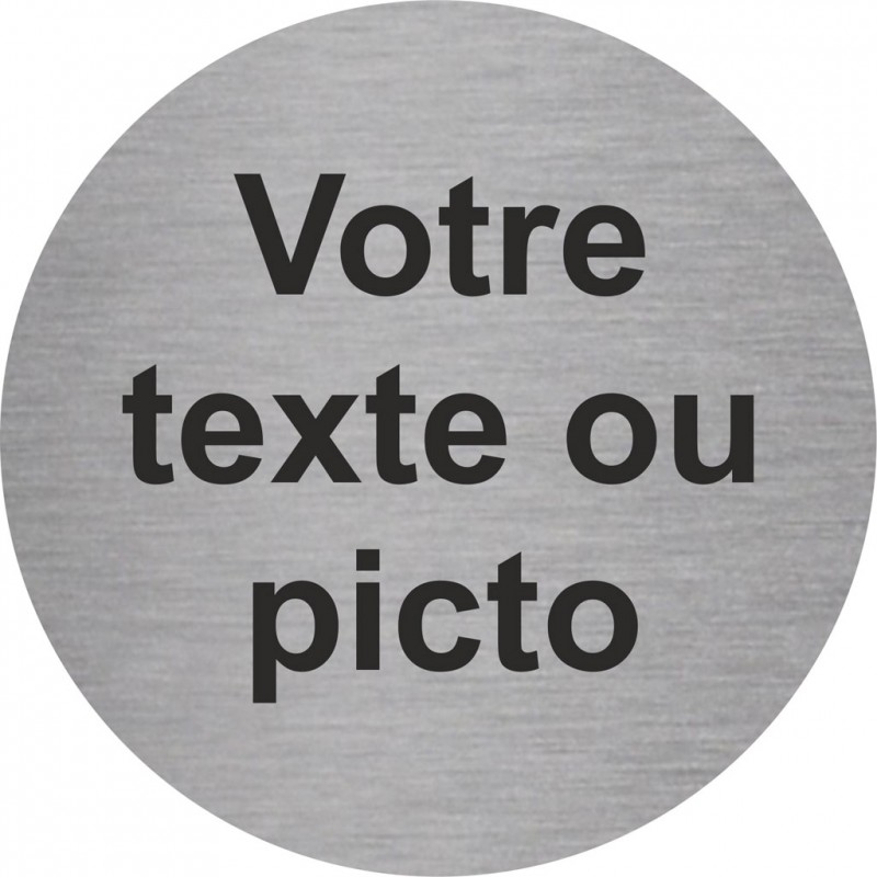 Plaque Plexiglass Ronde - Personnalisation Sur Mesure