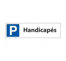 Plaque "parking handicapé"