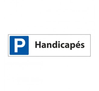 Plaque "parking handicapé"