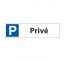 Panneau parking privé