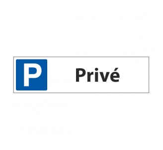 Panneau de signalisation "Parking Privé"