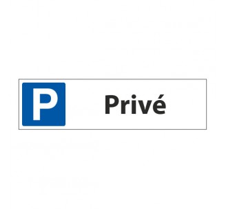 Panneau de signalisation Parking Privé en aluminium