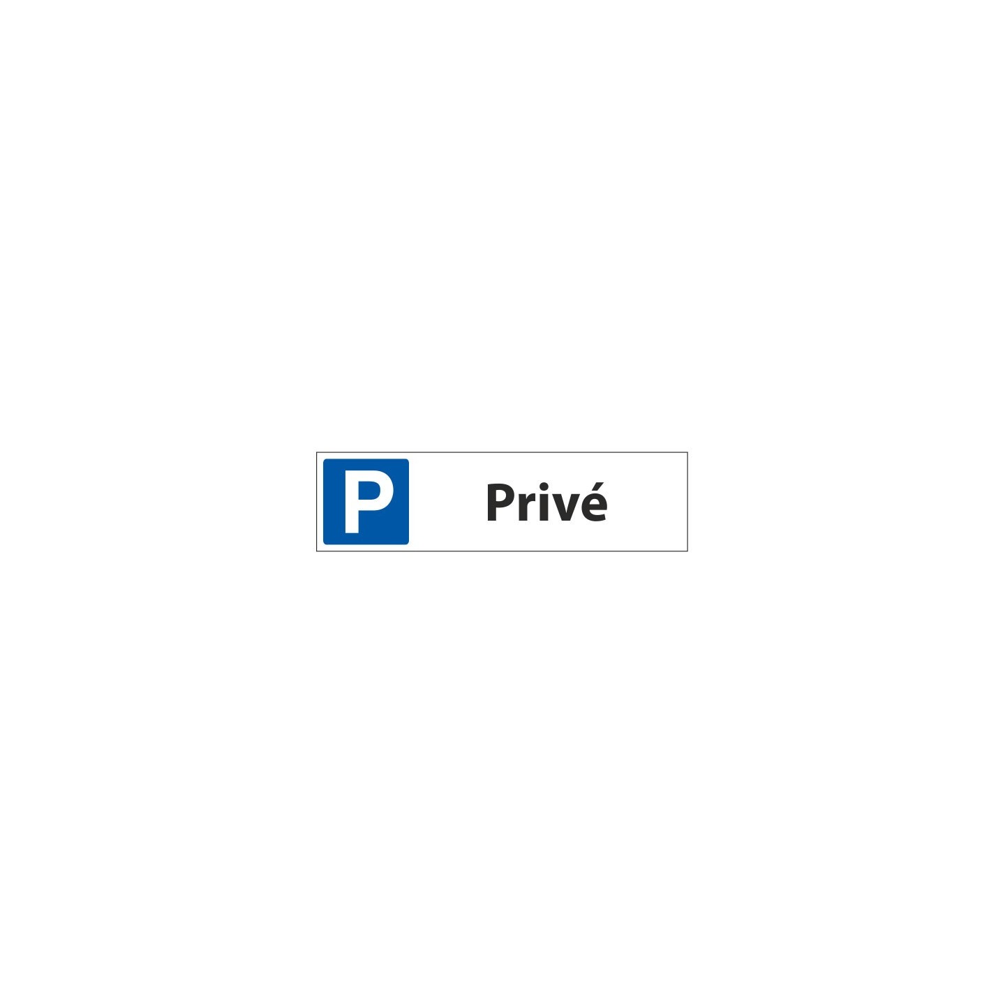 Panneau parking privé