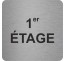 Plaque porte alu 1er Etage