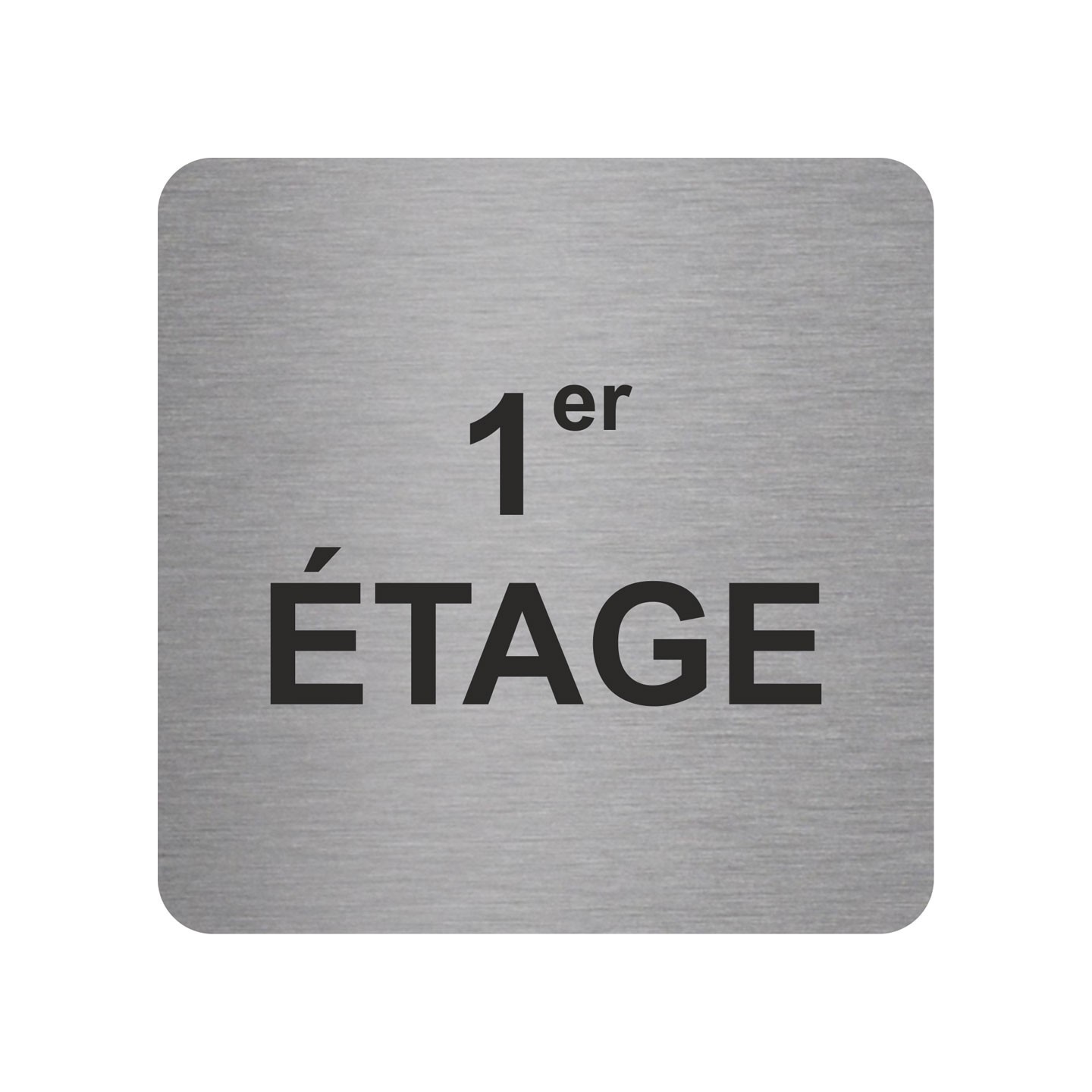 Plaque porte alu 1er Etage