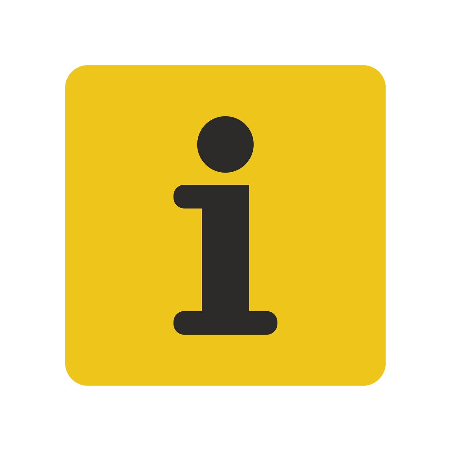  Plaque porte information jaune