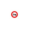 Panneau type routier Accès interdit aux cyclomoteurs ref: B9g