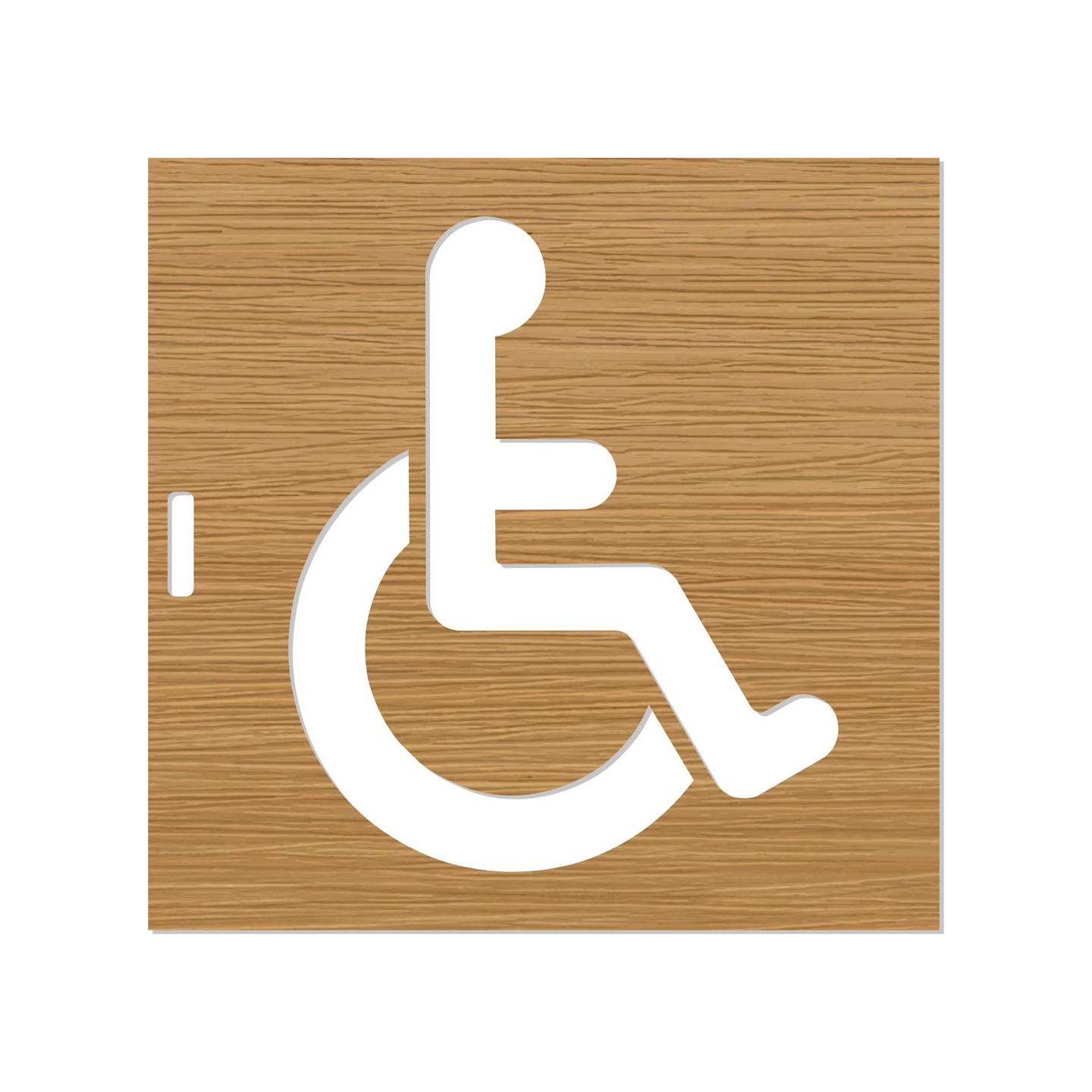 Pochoir en bois "Handicapé"