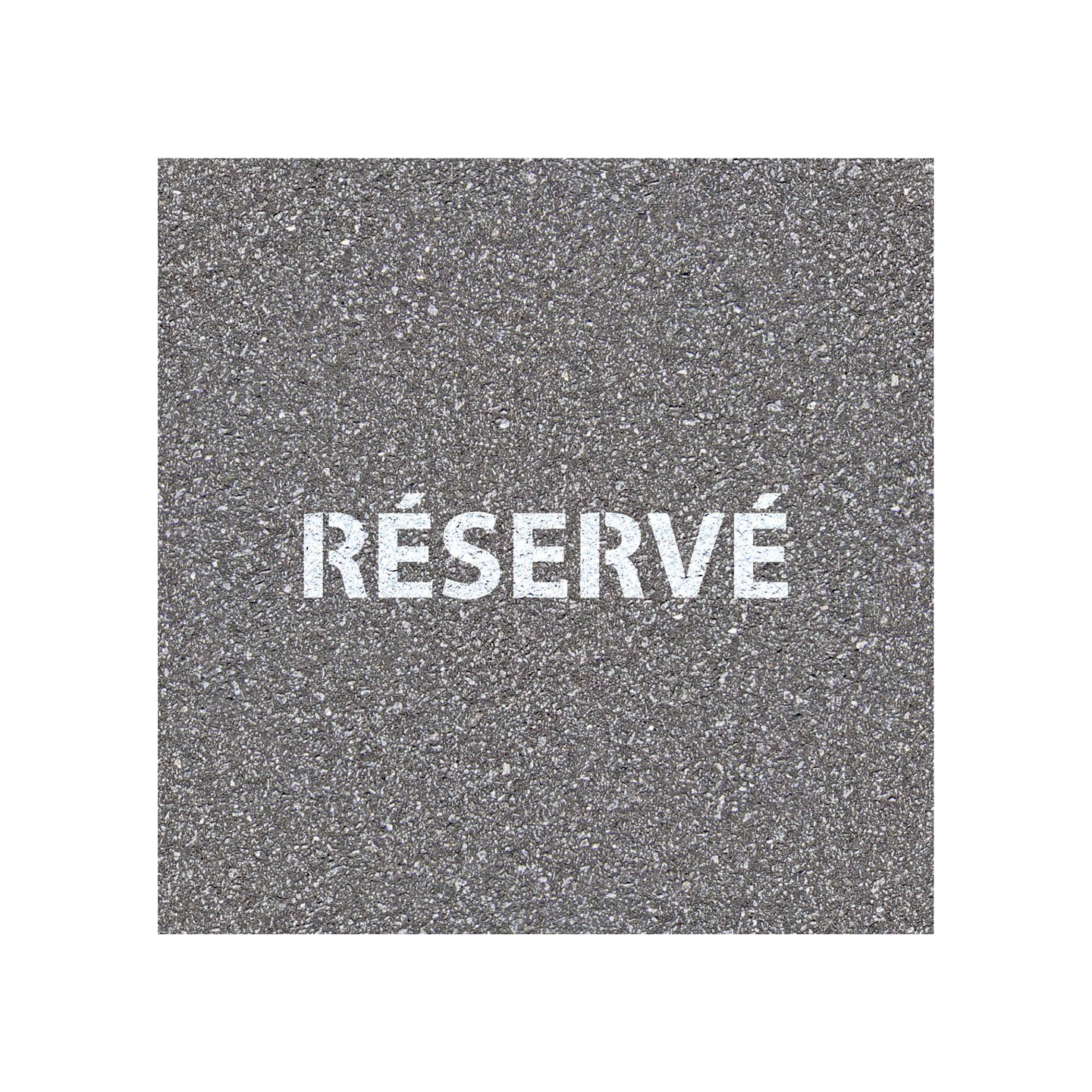 Pochoir en bois "RÉSERVÉ"