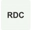 Pictogramme en alu en relief "RDC"