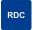 Pictogramme en alu en relief "RDC"