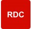 Pictogramme en alu en relief "RDC"