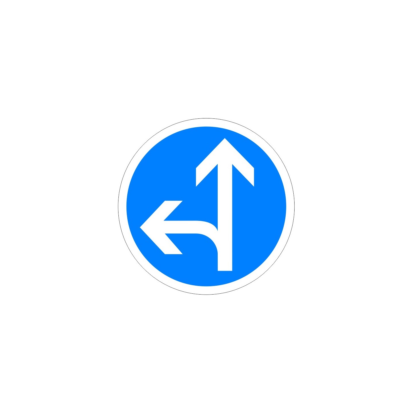 Directions prochaine intersection, tout droit ou à gauche