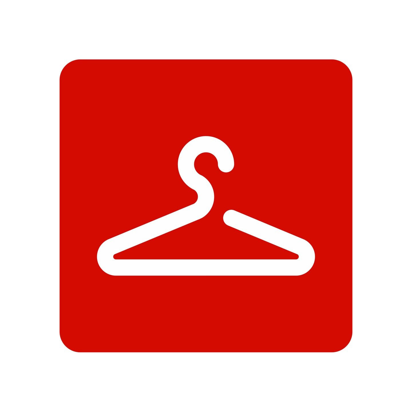 Pictogramme en alu en relief  "Vestiaires"