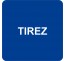 Pictogramme en alu en relief "Tirez"