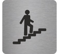 Pictogramme en relief "Escalier montant"