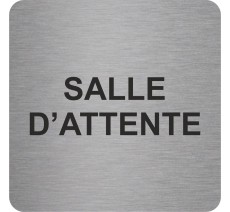 Pictogramme en relief "Salle d'attente"