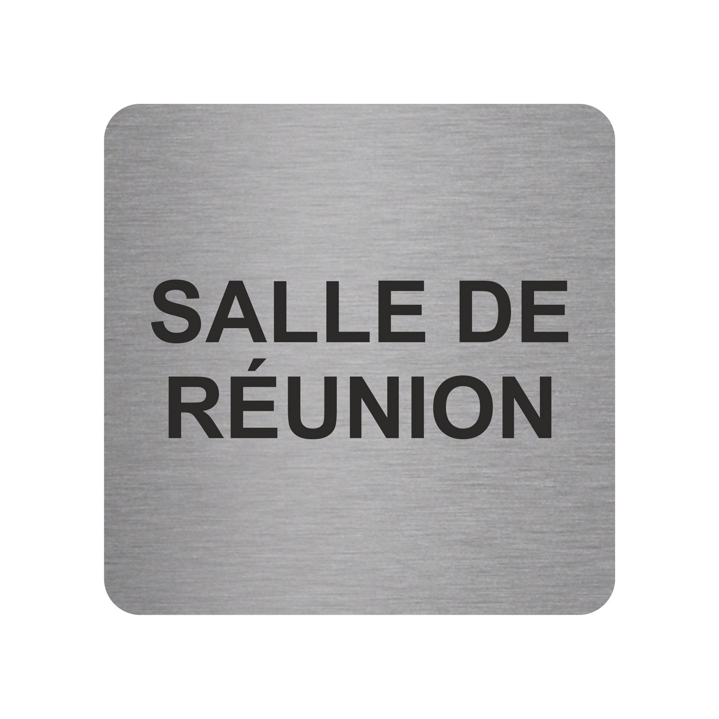 Pictogramme en alu en relief  "Salle de réunions"