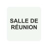 Pictogramme en alu en relief  "Salle de réunions"