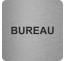 Pictogramme en alu en relief "Bureau"