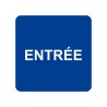 Pictogramme en alu en relief  "Entrée"