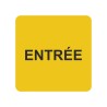 Pictogramme en alu en relief  "Entrée"