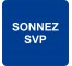 Pictogramme en alu en relief "Sonnez SVP"