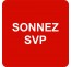 Pictogramme en alu en relief "Sonnez SVP"