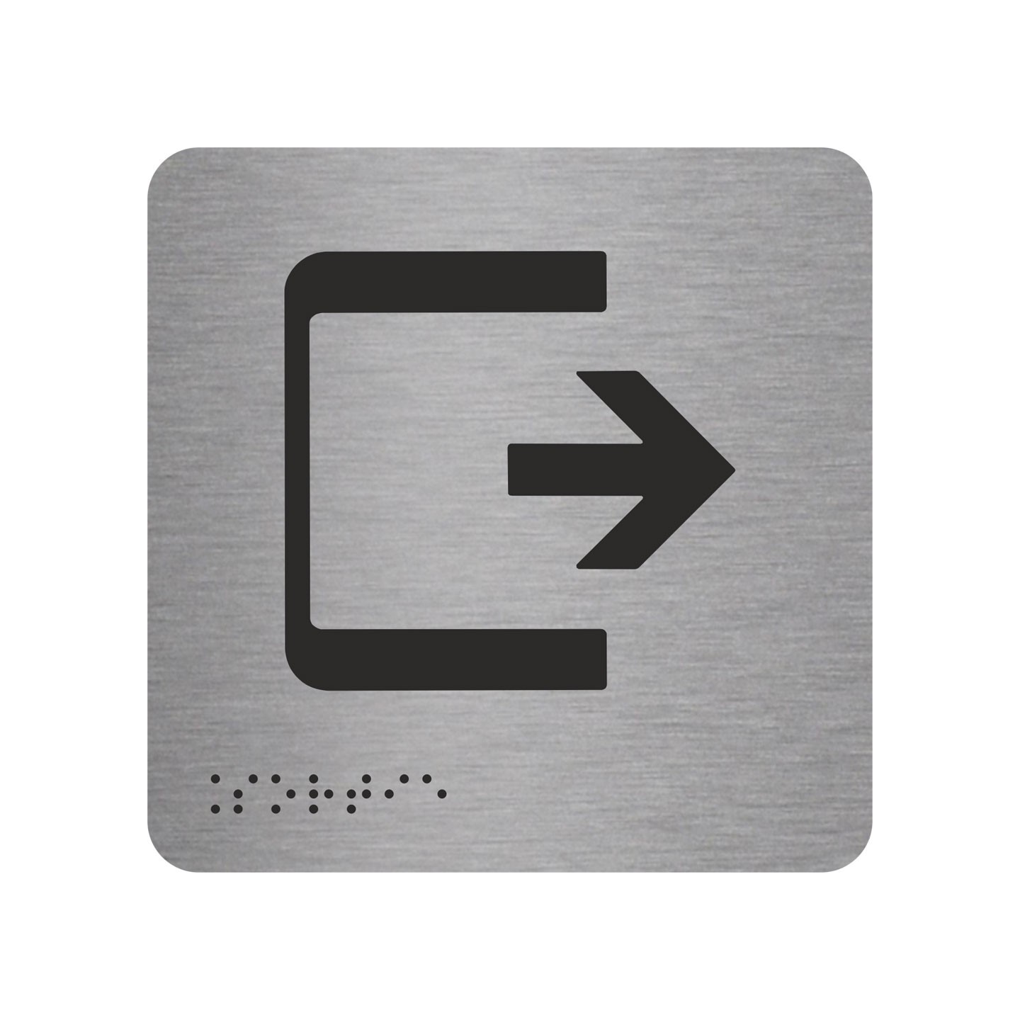 Picto braille sortie argent