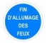 Panneau routier "Fin d'obligation d'allumer ses feux" B49
