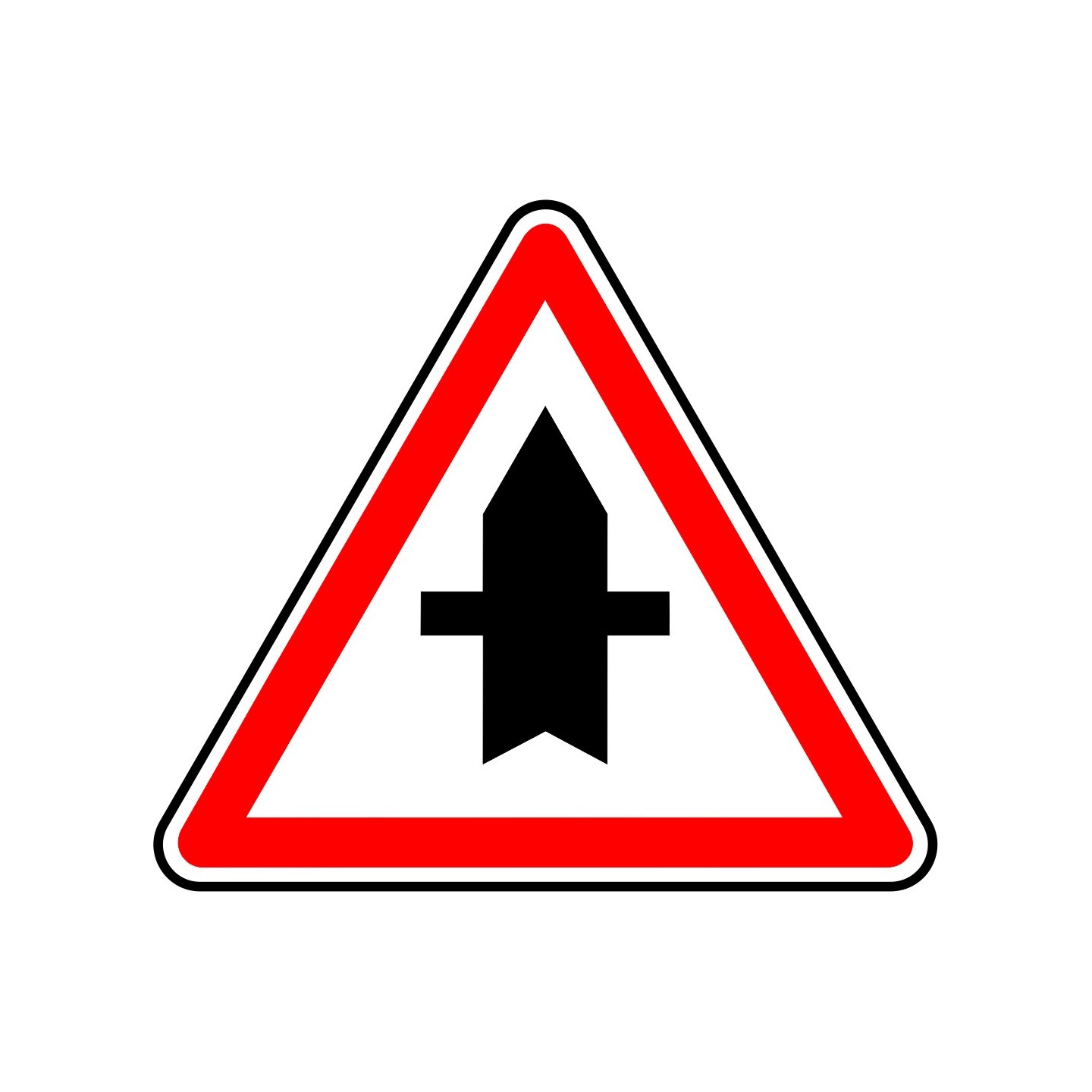 Panneau routier Intersection à caractère prioritaire AB2