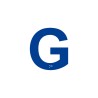 Lettre "G" + braille en aluminium découpé 