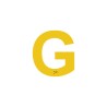 Lettre "G" + braille en aluminium découpé 