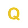 Lettre "Q" + braille en aluminium découpé 